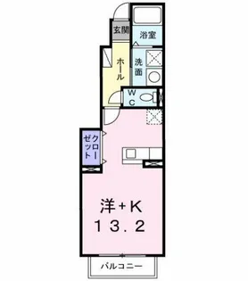SunsetCoatⅠ【1階】の間取り