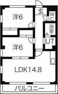 ルピナス武路【2階】の間取り