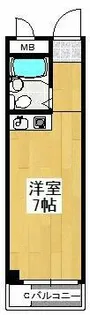 ビレッジ西野【1階】の間取り