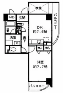 大阪府大阪市城東区関目1丁目【マンション】の間取り