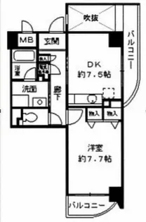 プルミエール関目【3階】の間取り