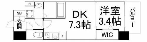 JPレジデンス大阪城東4【2階】の間取り