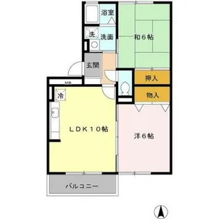 グレース岸田【3階】の間取り