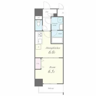 メイボーテセラ【6階】の間取り