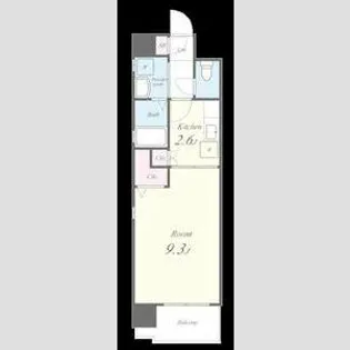 パンシオン千種【5階】の間取り