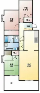 メゾンエトランゼ【1-D号室】の間取り