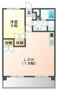 エリシオン馬見塚【103号室】の間取り