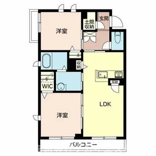 小野市神明町(フェリシアガーデン)【206号室】の間取り