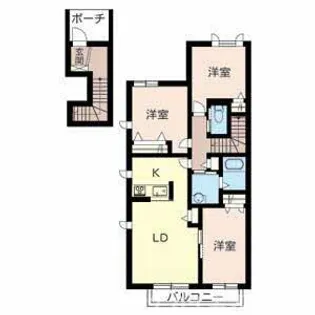 加西市北条町(レジデンスコート 加西A)【1階】の間取り