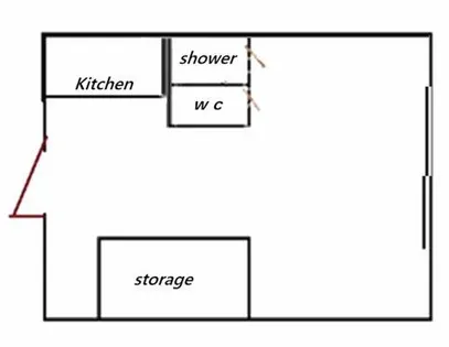 栄ハイホーム【820号室】の間取り