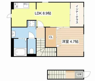 La・Felice【202号室】の間取り