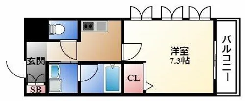 LIBERTA CARINO (リベルタカリーノ)【4階】の間取り