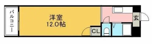 オーシャン御井Ⅲ【2階】の間取り