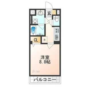 フローリッシュ桃山【2階】の間取り
