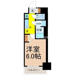 プレサンス千種駅前レガート【7階】の間取り