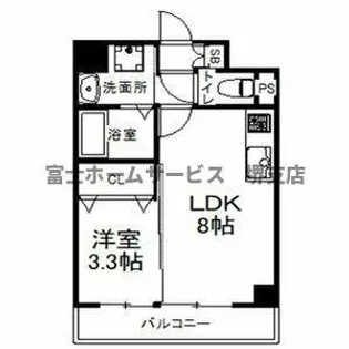 スプランディッド堺東【7階】の間取り