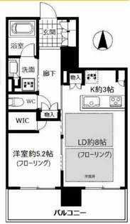 北浜ミッドタワー【506号室】の間取り