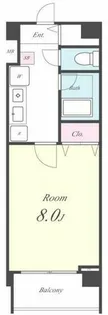 PARK WEST 雅【4階】の間取り