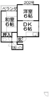 エンゼルハイムOHTSU【2階】の間取り