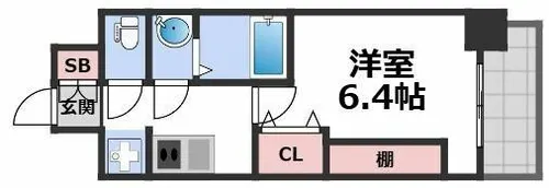 プレリス北巽駅前ラバルス【3階】の間取り