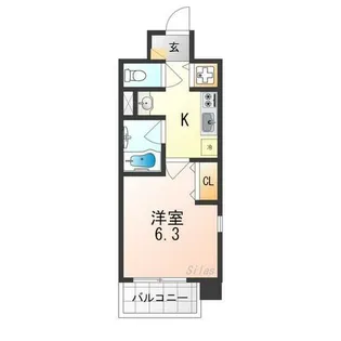 サン・プランタン【4階】の間取り