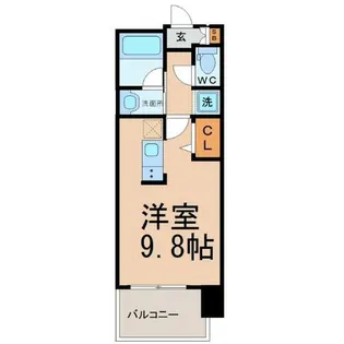 アデグランツ大須【10階】の間取り