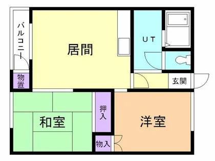 メゾン8番館【201号室】の間取り