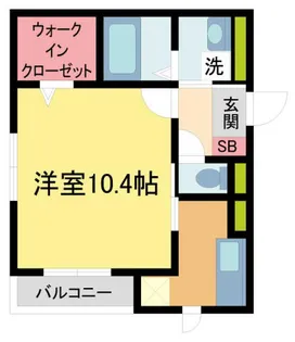 K・GARDEN【201号室】の間取り