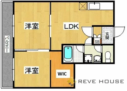 福岡県福岡市城南区鳥飼6丁目【マンション】の間取り