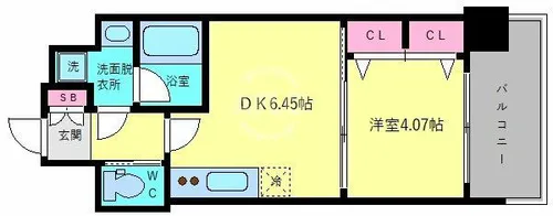 プレジオ布施EURO【12階】の間取り