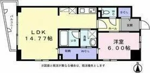 名駅南サクセスⅧ【2階】の間取り