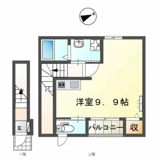 Casa Rico ( カサ リコ )【2階】の間取り
