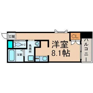 グランステージ千種【9階】の間取り