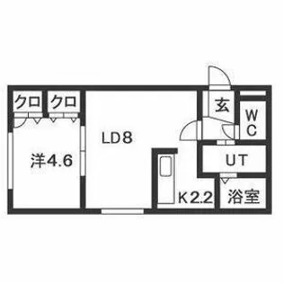 オブリガーダ【2階】の間取り