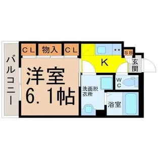 リブリ・砂田橋【2階】の間取り