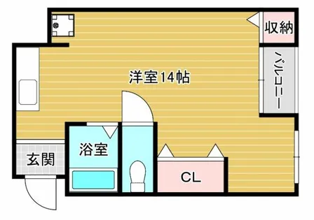 堺グランセ【4階】の間取り