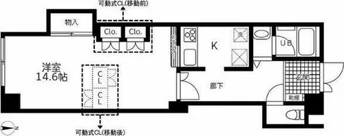 池下タワーズ【5階】の間取り