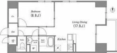 Gramercy Shirakawa Koen【5階】の間取り