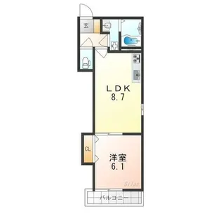 メゾン ルノアール【2階】の間取り
