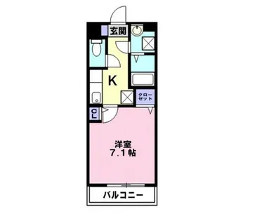 パティオデ二条城【1階】の間取り