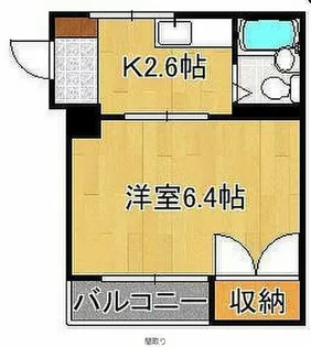 メゾン・ド・ビュー【4階】の間取り