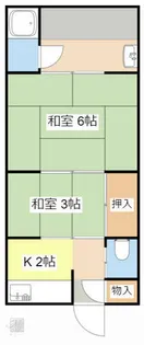 三明荘【106号室】の間取り