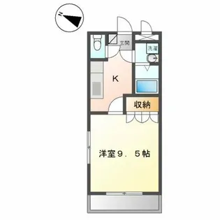 チェリーハイツ【2階】の間取り