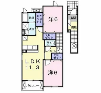 メイブリーズ【2階】の間取り