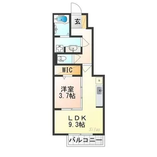アクティ勧修【1階】の間取り
