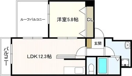 リアライズ小山西御所【3階】の間取り