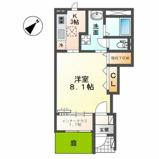 ウィン・ベルⅤ(ファイブ)【1階】の間取り