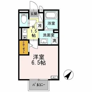 セジュール加守田SE【2階】の間取り