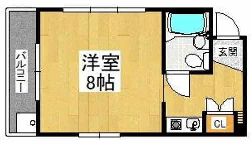 Rinon谷川【4階】の間取り