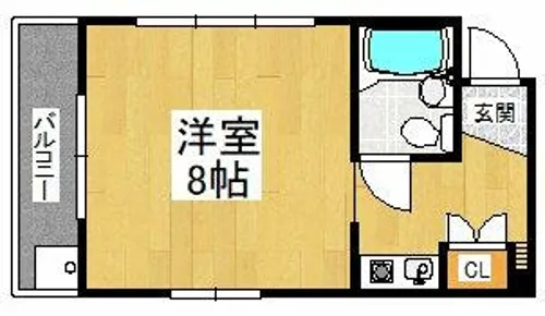 Rinon谷川【4階】の間取り